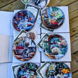 Collectors plates cat lovers